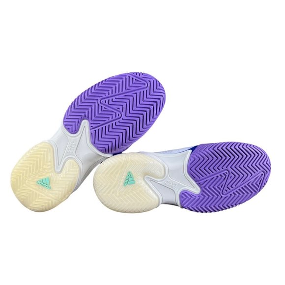 Adidas Barricade Lucid Blue Violet Mint Tennis Shoes HP7417 Women's Size 9 - Picture 9 of 11